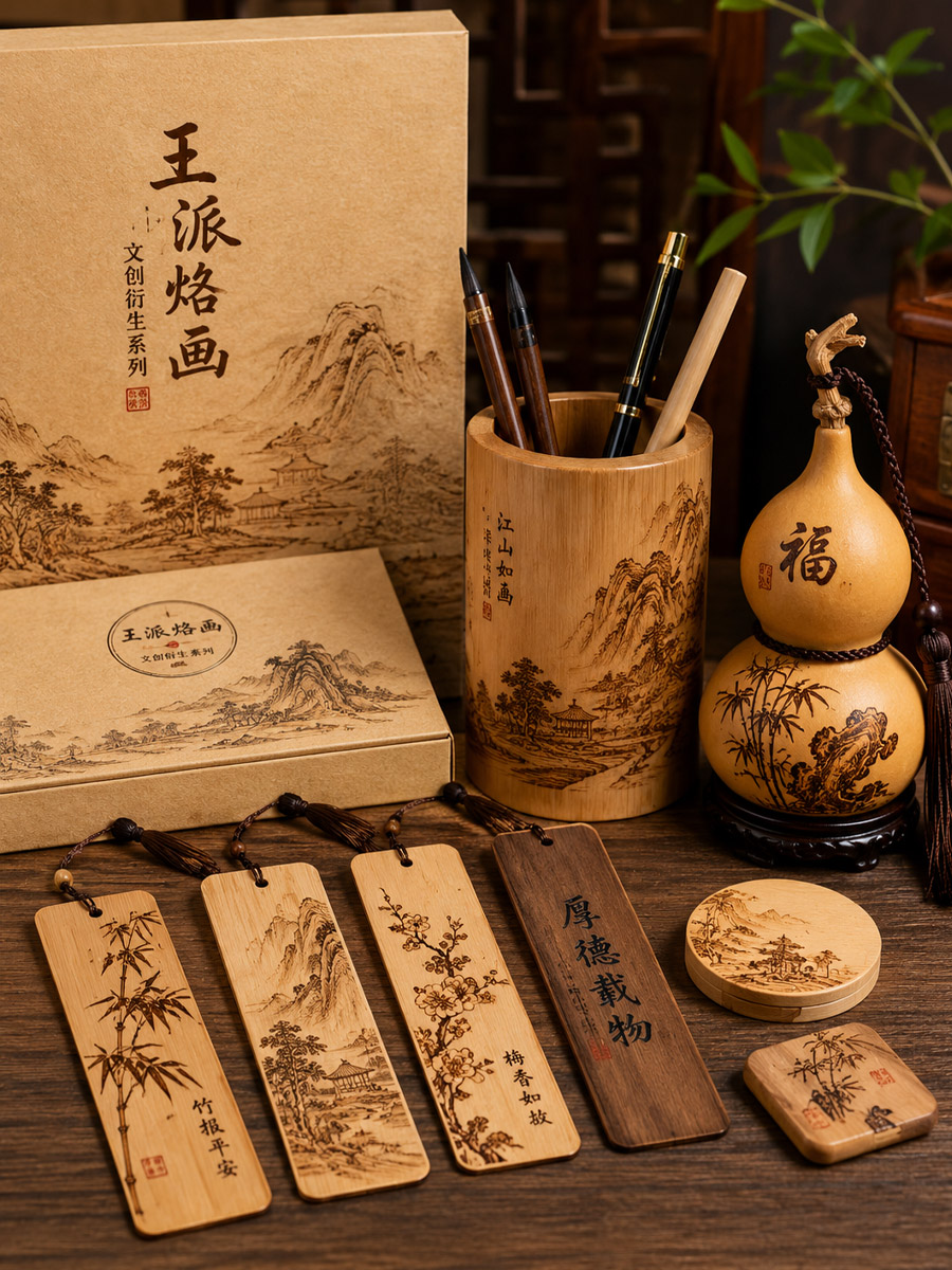 王派烙画文创衍生系列